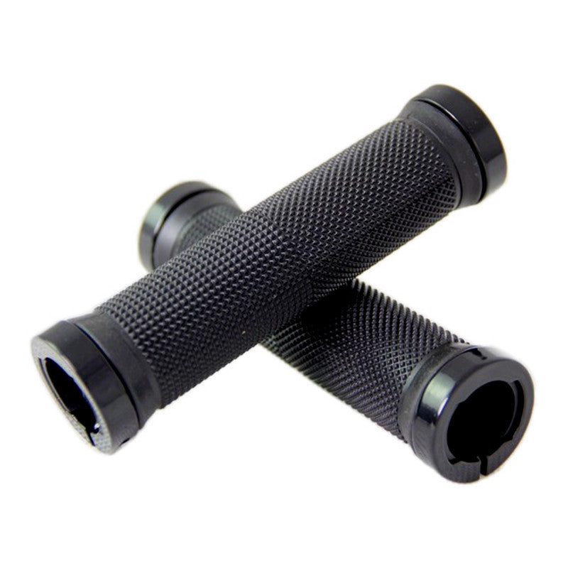 Mountain Bike Bicycle Handlebar Sleeve Vice Color Aluminum Alloy Bilateral Locking Handlebar Vice Handle Non-Slip Rubber Handlebar