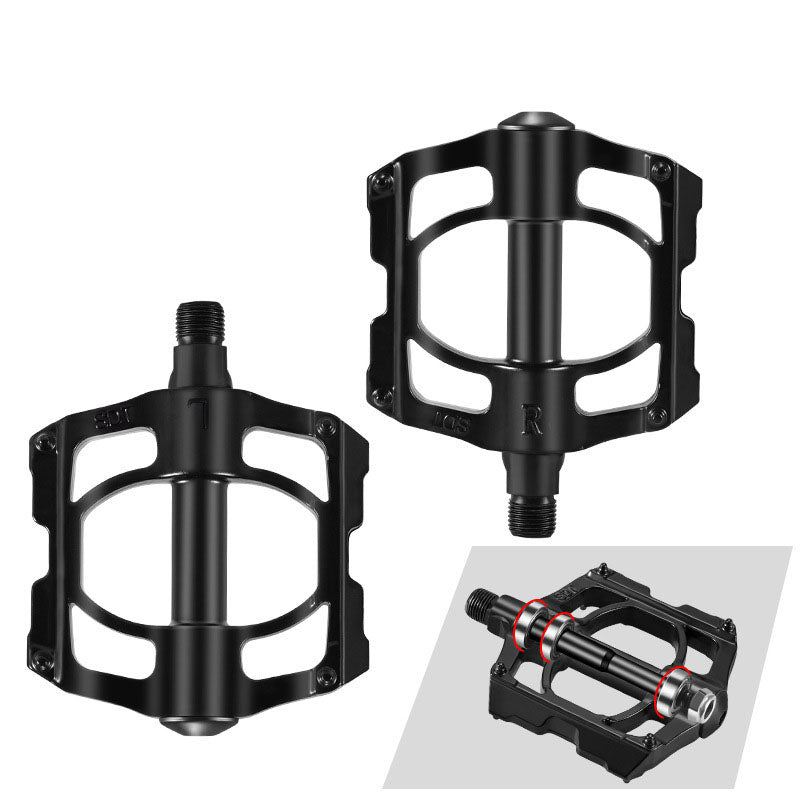 Mountain Road Bicycle Pedal Aluminum Alloy Bicycle Pedal Riding Equipment Accessories