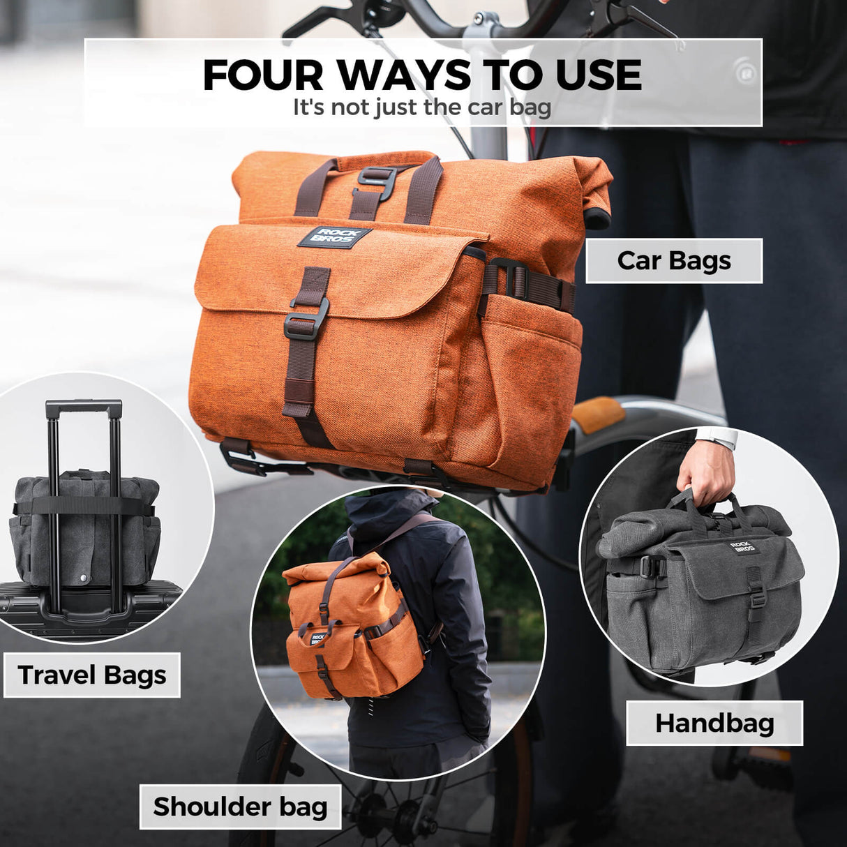 Brompton Folding Bike Handlebar Bag - 11.5L