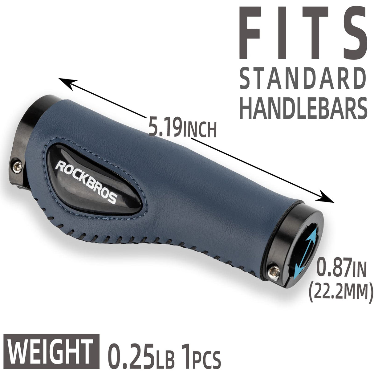 Bike Handle Grips Ergonomics Design Soft Gel Dual Lock