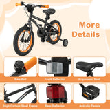 14-Inch Kids Bike Sport Bicycle for 3-5 Years Old with Adjustable Seat-14 inches