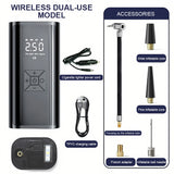 6000mAh Portable Car Air Compressor 12V 150PSI Electric Cordless Tire Inflator Pump for Motorcycle Bicycle Boat AUTO Tyre Balls