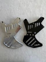 Metal E-Moto Dual Caliper Mount with rotor guard