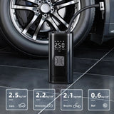 6000mAh Portable Car Air Compressor 12V 150PSI Electric Cordless Tire Inflator Pump for Motorcycle Bicycle Boat AUTO Tyre Balls