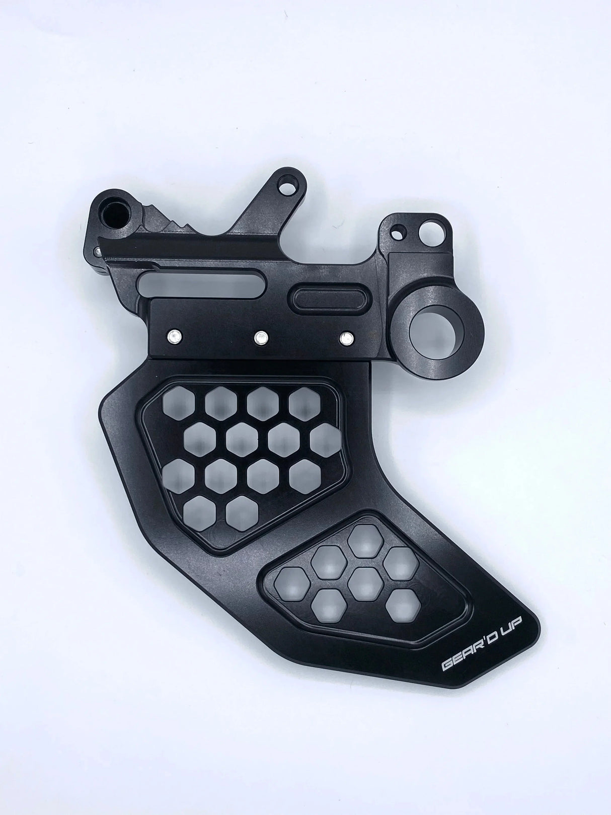 Ultra Bee Rear Caliper Bracket and Rotor Guard-Gear’d Up