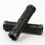 Aluminum Alloy Double Side Locking Handle Mountain Bike Shock Absorption Breathable Anti-Skid Auxiliary Handle Bicycle Silicone Handle Cover