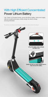 HX X9 PLUS Electric Scooter - Foldable, 60-80km Range, Unisex