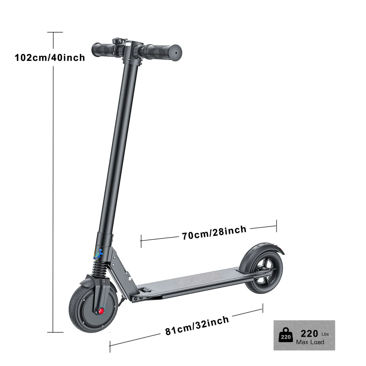 COROMA Electric Scooter for Women - Foldable, 40-60km Range