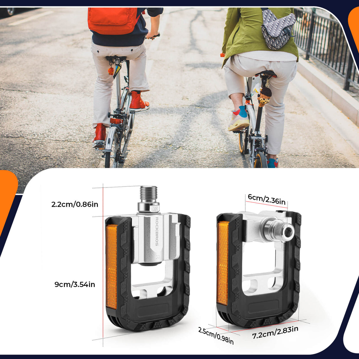 Aluminum Folding Bike Pedals