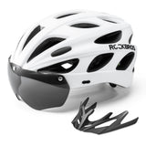 Pottier Bike Helmet with Visor and Goggles
