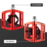 Dual-Use Clipless & Flat Bike Pedals