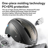 Trussier Magnetic Goggles Bike Helmet