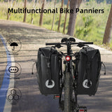 ROCKBROS Fully Waterproof Bike Pannier Large Capacity