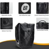 ROCKBROS Fully Waterproof Bike Pannier Large Capacity