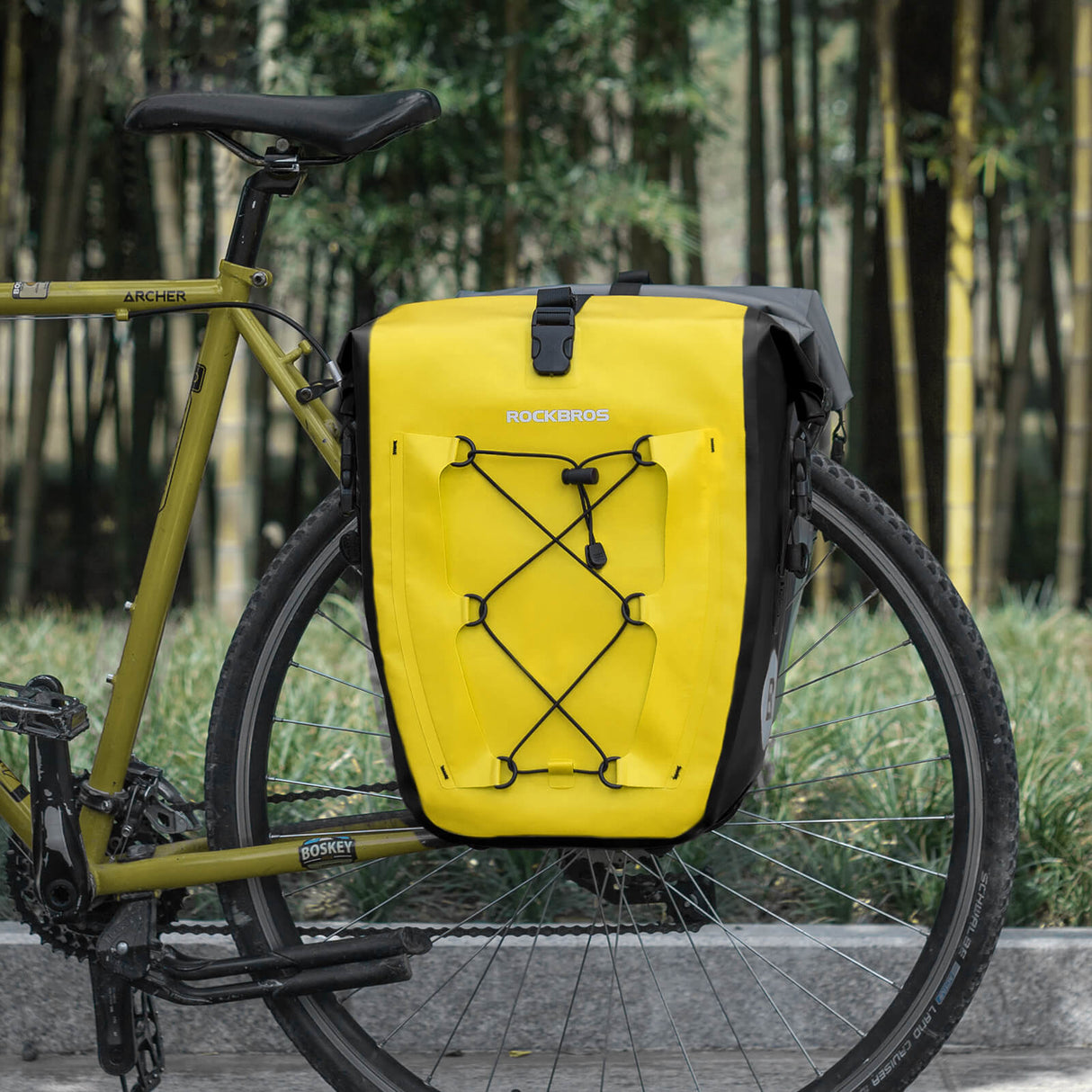 ROCKBROS Fully Waterproof Bike Pannier Large Capacity